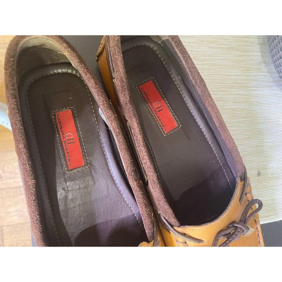 Carolina Herrera Leather Suede Driving Moccasins - Picture 6 of 10